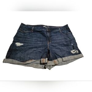 Old Navy Dark Blue Jean Shorts Sz 20